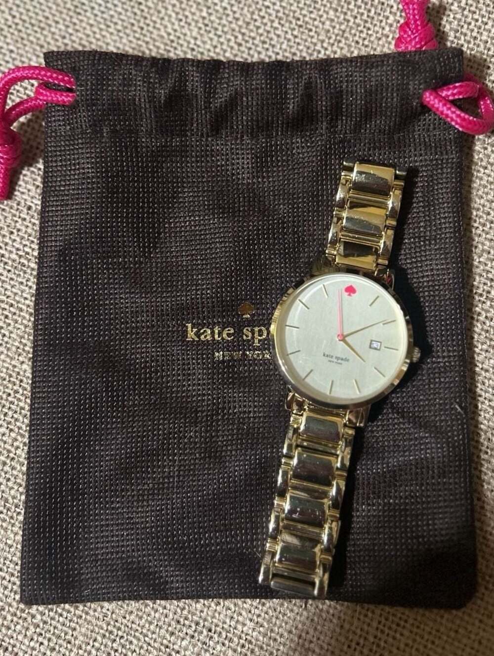 Kate Spade New York Gramercy Gold-Tone Stainless Steel Watch 1YRU0009